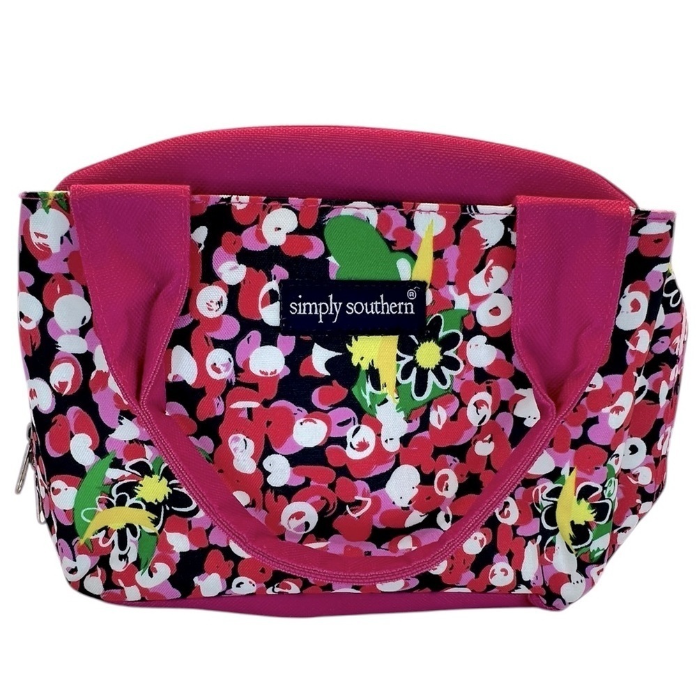 Simply Southern Insulated bag - pink floral/dots